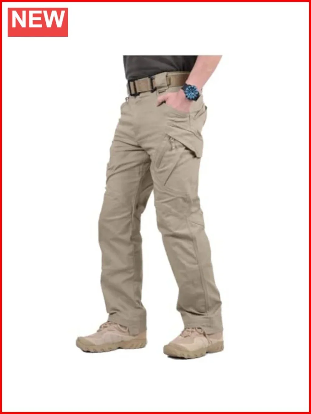 Men's Military Cargo Tactical Pants Ripstop Lightweight Cotton Stretch Combat